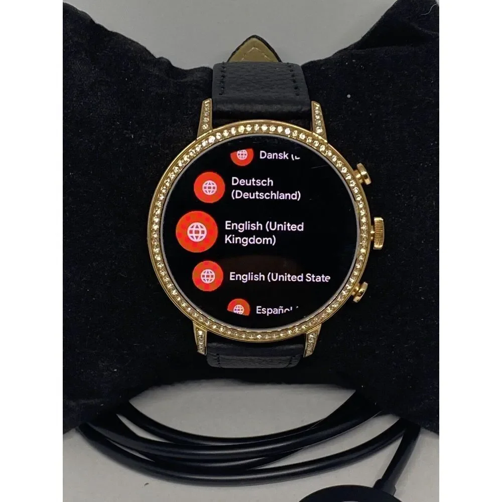 Fossil Gen 4 Authentic Digital Dial Smart Watch Custom Band FTW6021 AB190